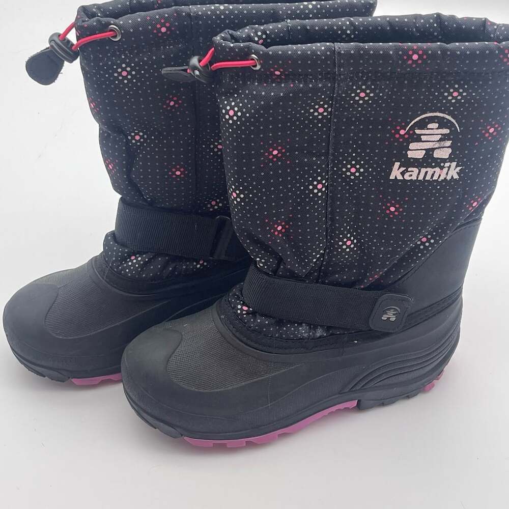 Kamik Rocket Winter Boots Black Pink